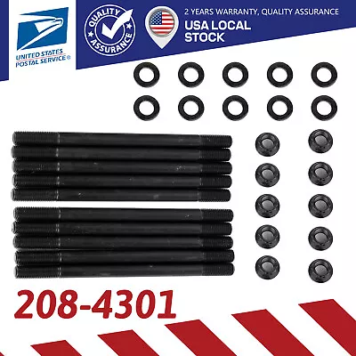 Head Studs Stud Kit For Honda Civic Crx Del Sol D15 D16 D15b2 D15b7 D16a6 D16z6 • $81.47