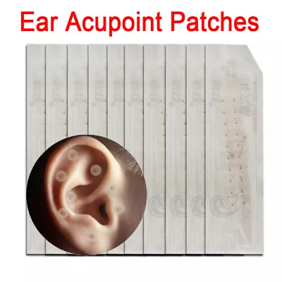 200pcs Relaxation Ears Stickers Therapy Needle Patch Auricular Auriculotherap • £8.99