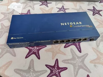 Netgear 6 Port 10/100 Mbps Dual Speed Hub DS106 • $11