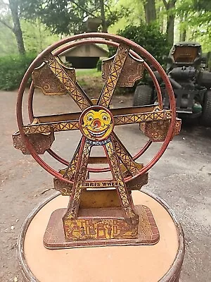  !! CHEIN 1930'S HERCULES TIN WINDUP FERRIS Wheel • $2.13