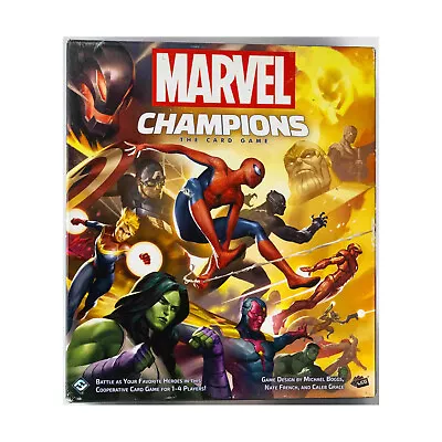 FFG Board Games  Marvel Champions LCG Collection #46 - Base Set + 10 Hero P VG • $125