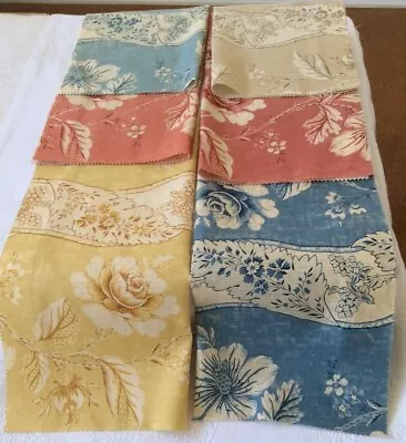 Colefax & Fowler Fabric Eldon Samples Inspired By The V&A Collection  • $15