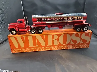 Winross Tractor Trailer Tri-town Vol Fire Co Tanker  In Box • $19.99