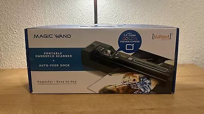 Vupoint Solutions MAGIC WAND Portable Handheld Scanner + Dock Open Box New CIB!! • $59.99