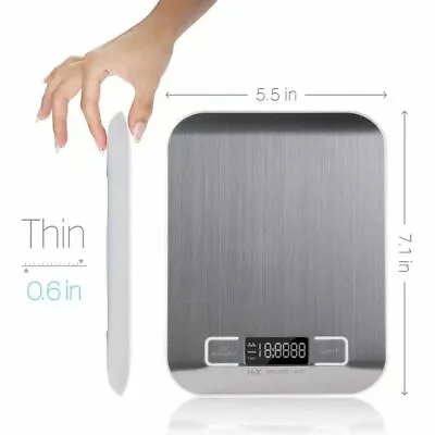 Digital Electronic Kitchen Food Diet Postal Scale Weight Balance 5KG / 1g 11lb • $8.99