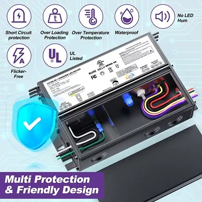 100W 24V Dimmable Power Supply Transformer AC To DC LED Switch Driver Adapter • $75.10