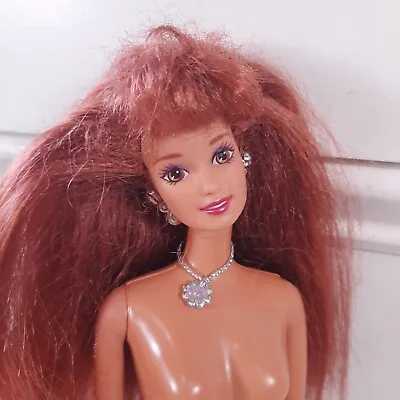 Barbie Sparkle Beach Teresa Doll 1995 Red Hair Redhead Auburn Nude Tan Vintage • $23