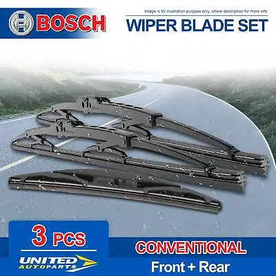 Bosch Wiper Blade Set For Nissan Murano Z51 9/2012-6/2015 650/400mm • $47.95