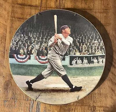 1992 Babe Ruth The Called Shot Legends Of Baseball Collector Plate B.P. Benger • $15