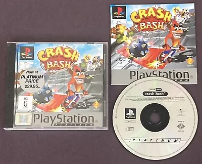 Crash Bash PS1 PlayStation 1 PAL Platinum • $60