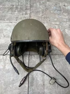 Vintage Us Military Surplus Dh132a Cvc Helmet Bose W/ Headset Combat Vehicle • $194.07