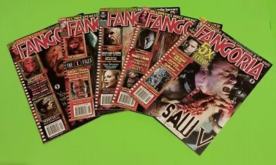 Vintage Fangoria 5 Magazines Lot Horror Saw Jigsaw Horror Vintage Magazine Lot  • $75
