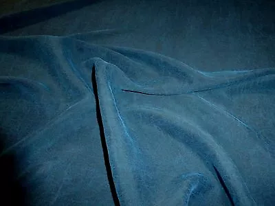 $35 • Buy Elegant Dark Teal Crackled Silk Habotai - Black-Backed Double-Face!!