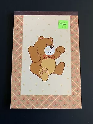 Vintage Sangamon Teddy Bear Writing Tablet 36 Decorated Sheets • $7.90