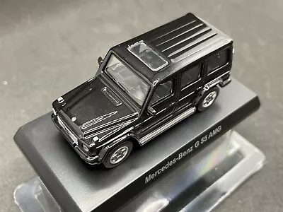 Kyosho 1/64 AMG Collection Mercedes-Benz G 55 AMG Black Diecast Model Car 50A2 • $36.80