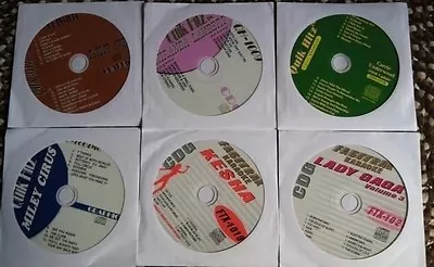 6 Cdg Karaoke Discs Girl Pop/country -miranda Lambertmiley Cyrus Teen Pop . • $29.98