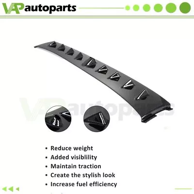 $33.55 • Buy For 02-07 Mitsubishi Lancer EVO Carbon Fiber Style Roof Spoiler