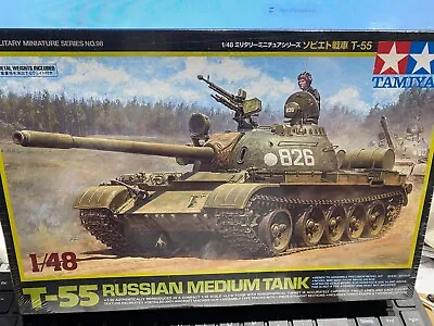 T-55 Russian Medium Tank 1/48 Scale By Tamiya MISB • $20