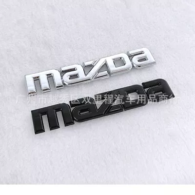 3D Car Rear Trunk Badge Emblem Car Back Letter Sticker For MAZDA2 MAZDA3 MAZDA6 • £16.34