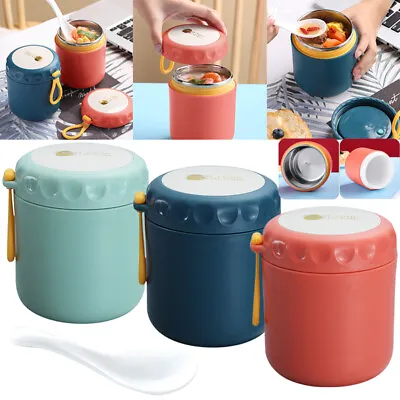 $15.72 • Buy 400ML Soups Cup Lunch Box Thermos Food Flask Vacuum Insulated Jar Container Mini