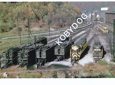 Virginian Railway Locomotives  8x10 Color Photograph-Mullens WV 1958 • $12.95