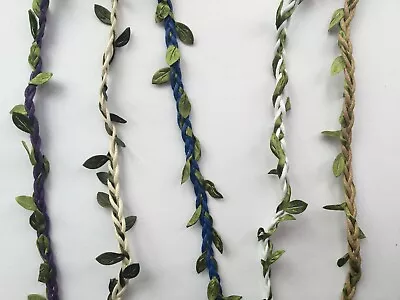 £2.39 • Buy 1 Yard Natural Twine String With Leaf Rustic Wedding Centrepieces Vintage
