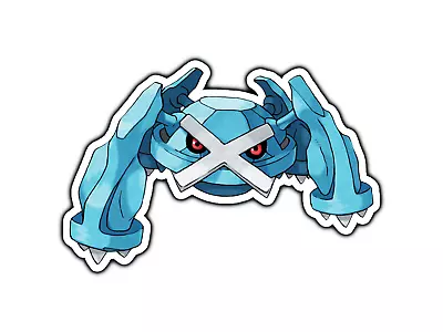 Metagross Sticker |  Water Resistant Vinyl Sticker • $5.95