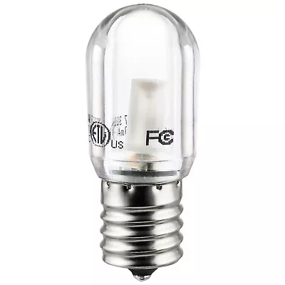 Sunlite LED T7 Tubular Night Light Bulb 1W (10W Equivalent) E17 2700K Warm White • $10.99