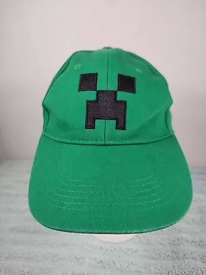 Jink Minecraft Creeper Youth Green Snapback Cotton 2016 Baseball Cap Pre-owned • $3