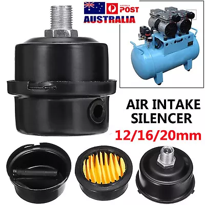 Filter Squelch Muffler Spare Parts Metal Air Compressor Intake Air Compressor AU • $13.45