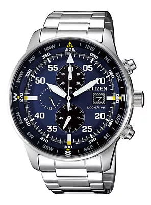 Citizen Chrono Aviator Men's Eco Drive Chronograph Watch - CA0690-88L NEW • $164.99