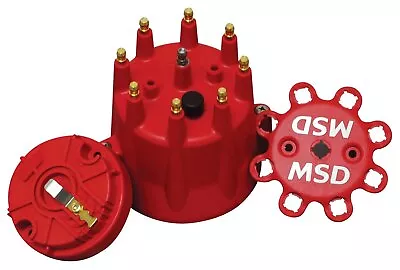 MSD 84335 HEI Distributor Cap And Rotor Kit Red • $56.32