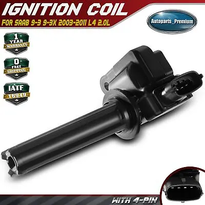 Ignition Coil Spark Pack For Saab 9-3 9-3X 03-11 Cadillac BLS 07-08 2.0L Turbo • $18.49