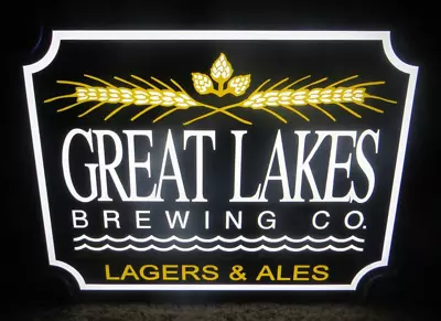 Great Lakes Brewing Co Waves Motion Led Sign-bar-cleveland-beer-lager & Ales-bar • $199.99