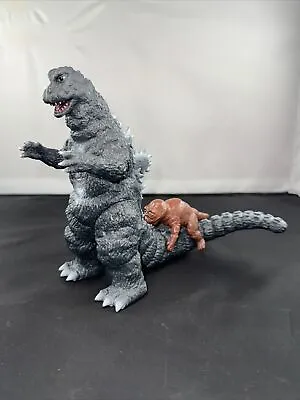 Y-MSF 1967 6” GODZILLA Vinyl Figure WITH MINYA MINILLA Son Of Godzilla • $119.99