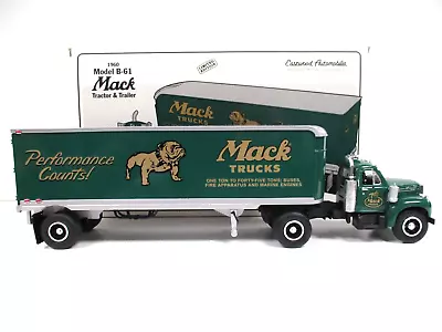 First Gear - Mack Trucks - 1960 Mack Model B-61 Semi Truck / Trailer - 1/34 • $39.95