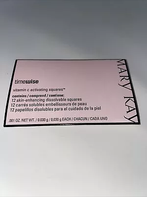 MARY KAY TIMEWISE VITAMIN C ACTIVATING SQUARES 1 Box / 12 Pack DISCONTINUED • $8.99