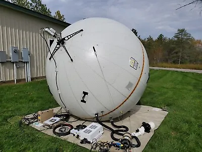 CUBIC GATR 2.4m Inflatable Ku & C Band Satellite Antenna VSAT Satcom Flyaway • $125000