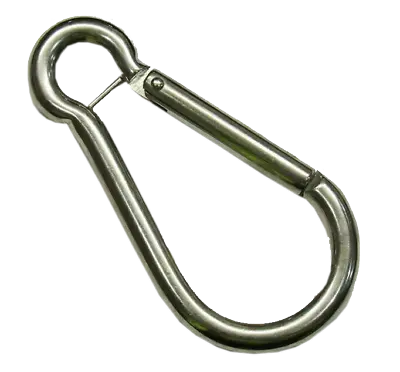 13mm X 160mm STAINLESS STEEL MARINE CARBINE HOOK With EYE Rope Boat Yacht  • £7.80