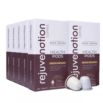 Rejuvenation Nespresso Compatible Coconut Keto Coffee - 100 Pods • £9.99