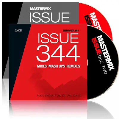 Mastermix Issue 344 DJ CD Set Continuous Mixes Remixes Ft Pure 90s Love Megamix • £3.99