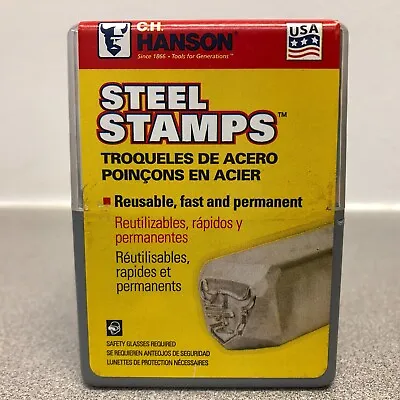 C.H. Hanson (20581) 1/4 In. Number Stamp Set 9 Pc • $21.43