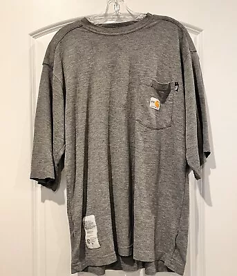 Carhartt Men’s Flame Resistant T Shirt Short Sleeves (Looks Cut Off) Size Large • $9