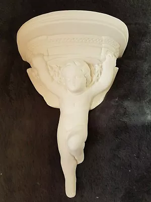 £26 • Buy Cherub Angel  Plaster Ornate Victorian Corbel Wall Plaque Shelf Bracket Moulding