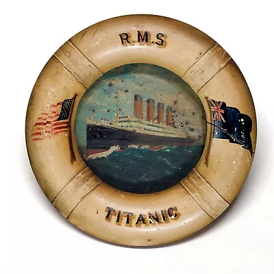 RMS Titanic Life Preserver Advertising Pocket Mirror • $15