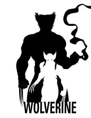 Marvel X-Men Wolverine Logan V2 Black 12x8  Decal Sticker • $13.99