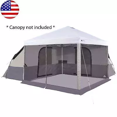 8-Person Connect Tent W/Screen Porch & 2 Rooms L-Shaped Design Family Camping ﻿ • $198.07