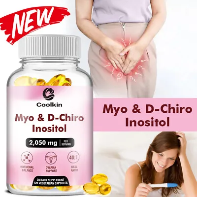 Myo & D-Chiro Inositol 2050mg - Women Hormone Balance Healthy Ovarian Function • £13.24