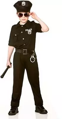 £11.99 • Buy Kids Police Costume New York Cop Fancy Dress Outfit Childrens Policeman