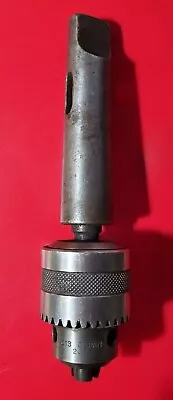 CUSHMAN C13 2JT Drill Chuck Cap. 0-1/2  0-13MM - With #4 Morse Taper - Japan • $34.99